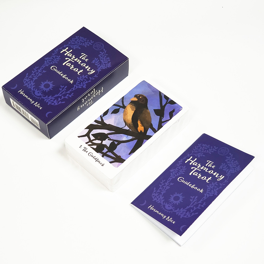 Bộ Bài The Harmony Tarot 7x12 Cm Tặng Đá Thanh Tẩy