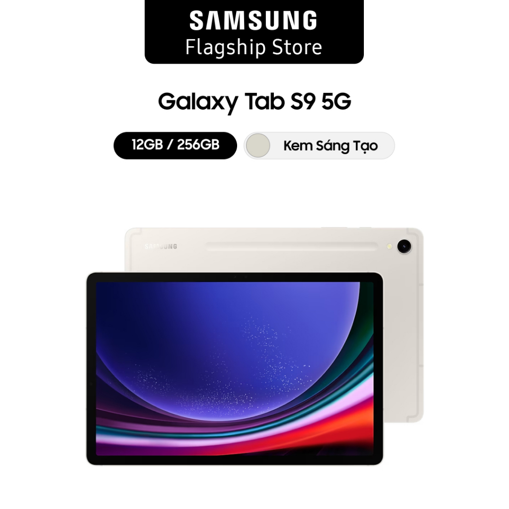 Máy tính bảng Samsung Galaxy Tab S9 12GB_256GB - Hàng chính hãng