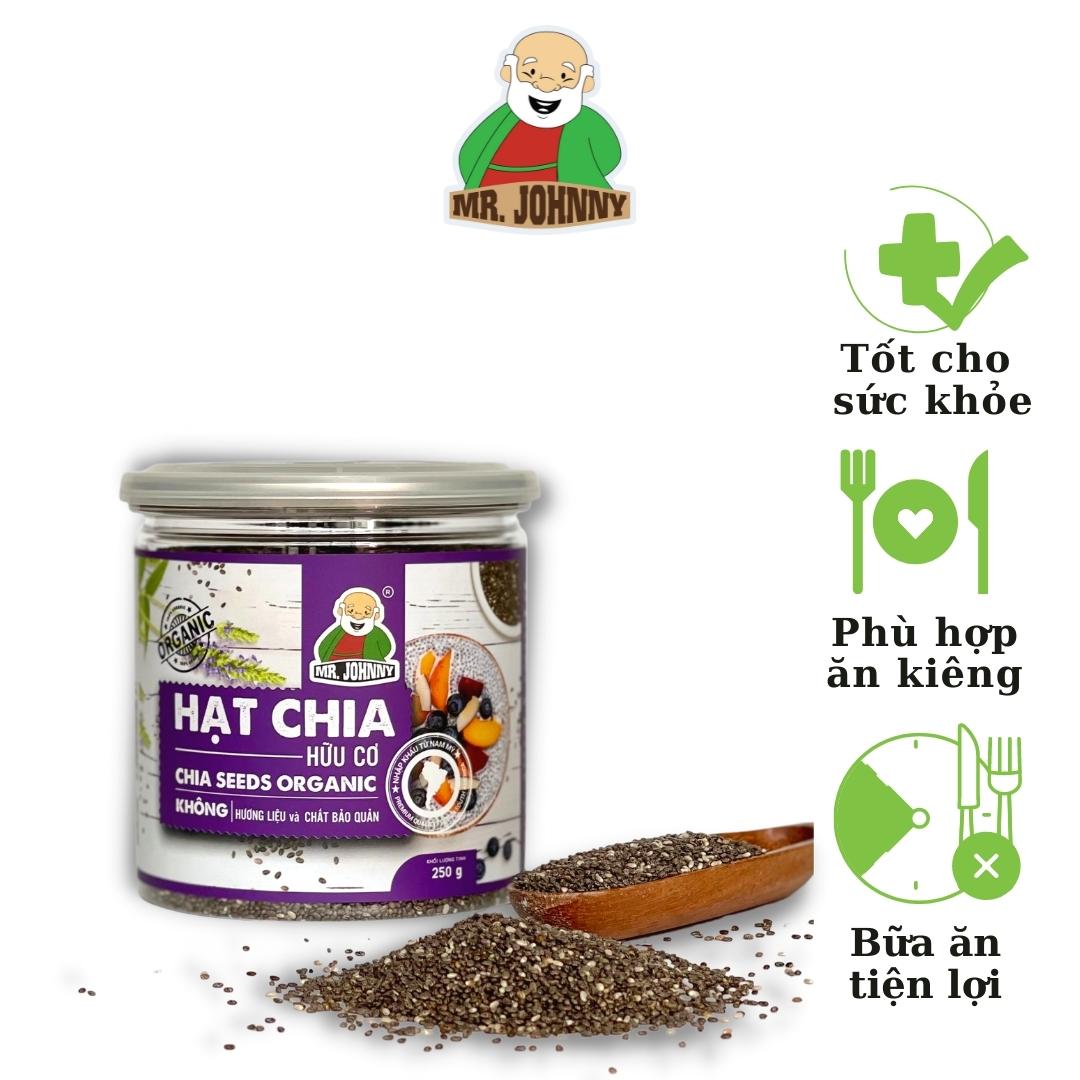 Hạt Chia MR JOHNNY, Hạt Chia Giảm Cân An Toàn, Hàng Chính Hãng