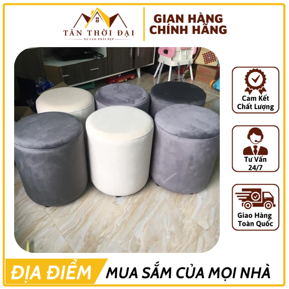 Đôn Trang Điểm, Đôn Ghế Bàn Trang Điểm Phong Cách Bắc Âu, Derco Nội Thất Cao Cấp - Tổng Kho Nội Thất Tân Thời Đại