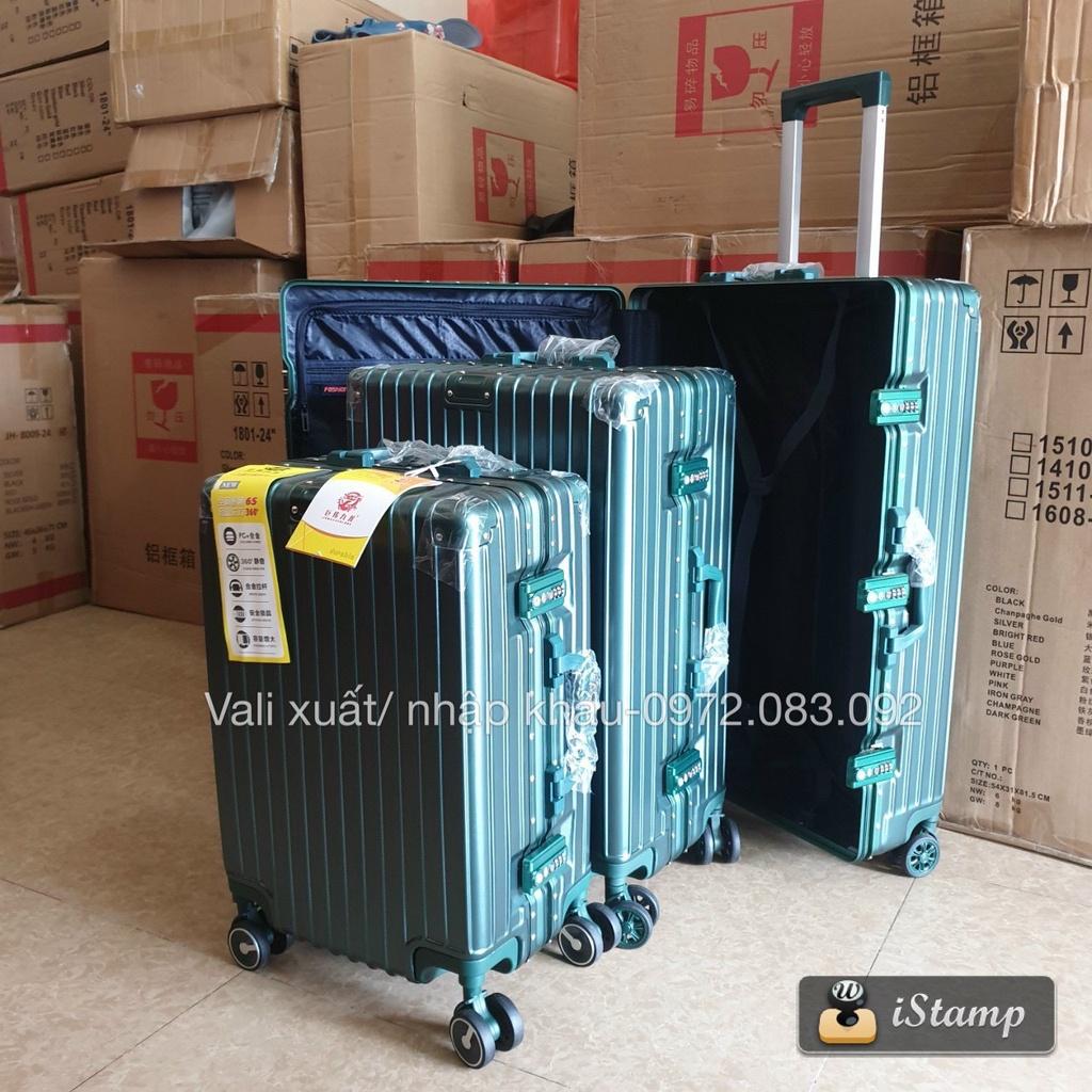 VALI KHUNG NHÔM SIZE 20-24-28 MẪU MỚI