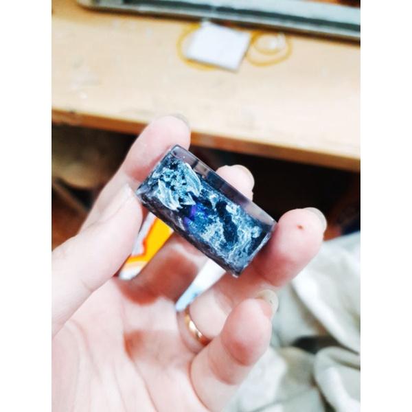 Keycap SA profile Mystic Dragon 2u Backspace - Nút bàn phím hình rồng băng/ rồng lửa resin SA profile Backspace