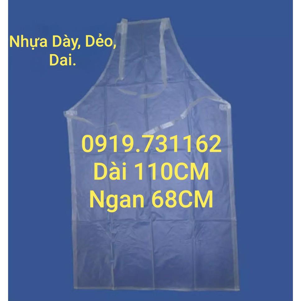 Tạp Dề Nhựa Trong PVC Chống Thấm, Nhựa Dày Loại Tốt