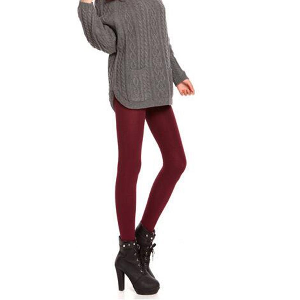Women Fleece Lined Leggings High Waist Stretch Winter Warm Tights