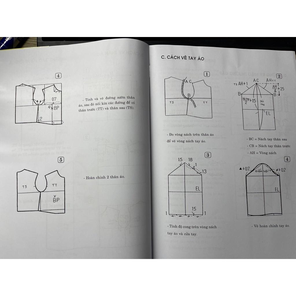 Sách - Cắt May Căn Bản - Các Loại Váy Trang Phục Nam - Nữ - Thiếu Nhi - Cắt May Căn Bản - Phương Pháp Đo, Vẽ, Cắt May - KT