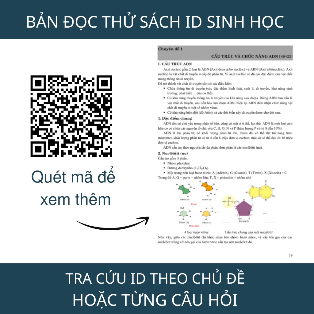 Sách Sinh lớp 12 ôn thi thpt quốc gia thầy Phan Khắc Nghệ, Tự học cơ sở vật chất và cơ chế di truyền