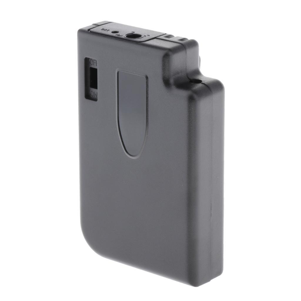 Wireless Microphone Bodypack Transmitter Shell Cover Parts Accessory Black