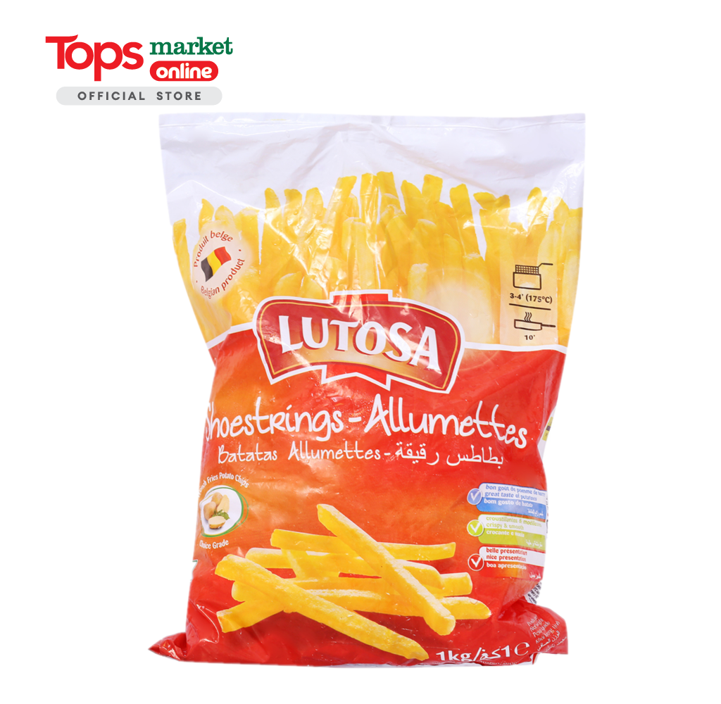 Khoai Tây Đông Lạnh Sợi Nhỏ Lutosa 1KG