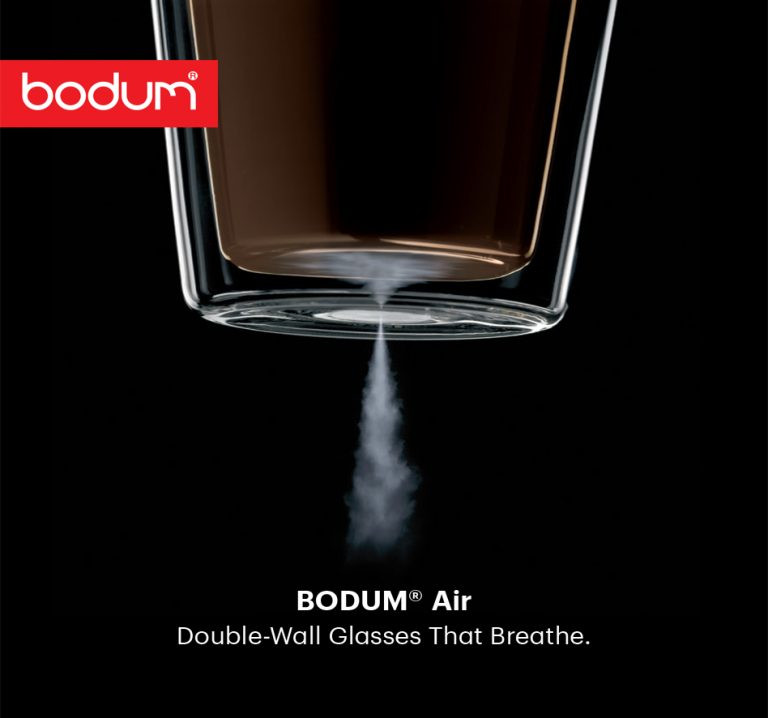 Bộ 2 cốc thủy tinh Bodum Canteen Double Wall Thermo-Glasses 200ml 2 lớp chịu nhiệt Hàng chính hãng