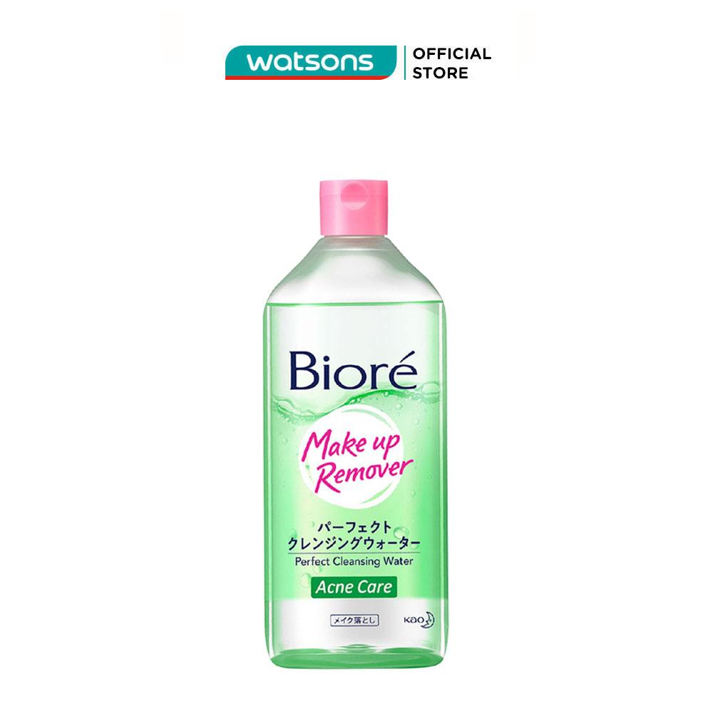 Nước Tẩy Trang Biore Make Up Remover Perfect Cleansing Water Acne Care 400ml