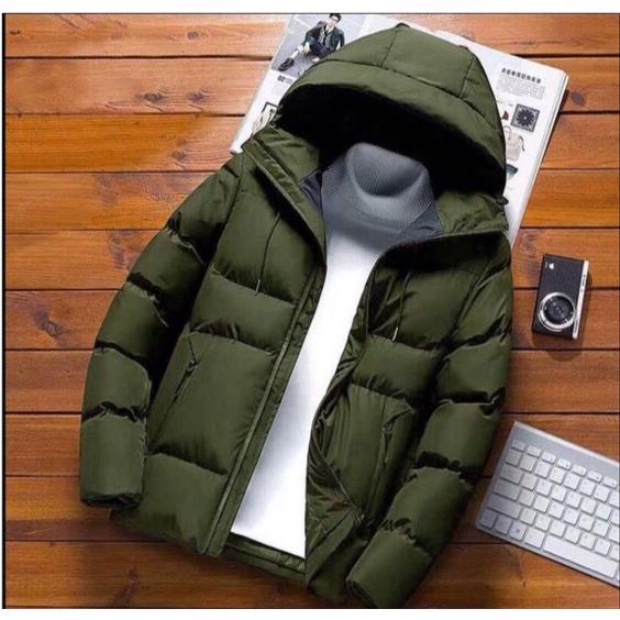Áo khoác phao nam có nón , form rộng lót bông cực ấm áp KB FASHION