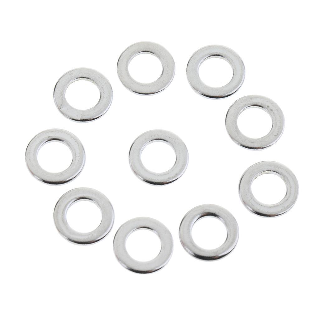 3-7pack 10 Pieces Drum Screw Gasket Percussion Instrument Parts Iron