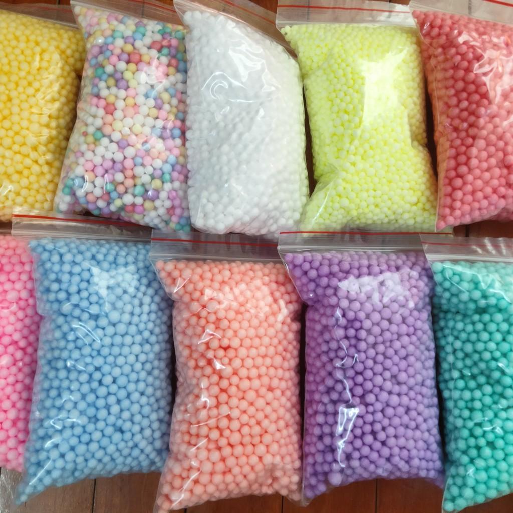Hạt xốp màu siêu đẹp, hạt tròn, màu đẹp