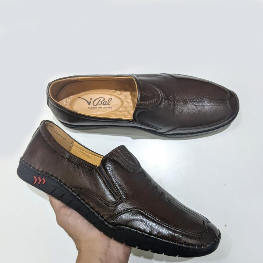 Giày da mũi tròn phong cách công sở thời trang cho nam giày ( AG0158