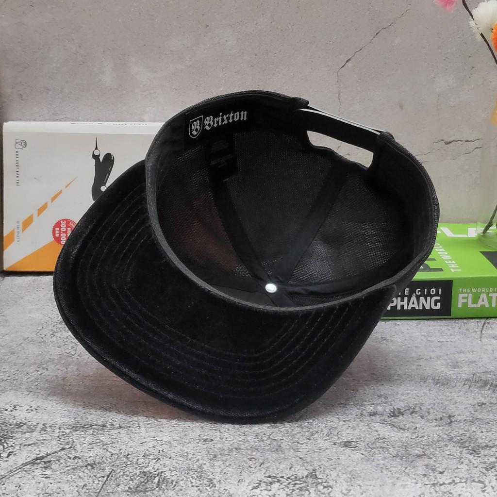 Mũ Snapback Thời Trang Brixton chất nhung 2021