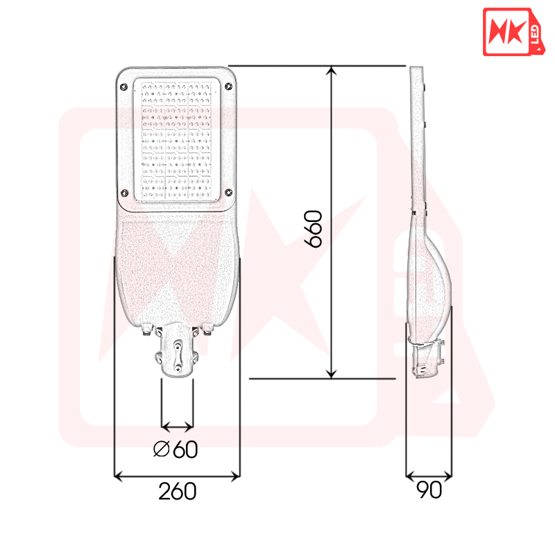 HKLED - Đèn đường phố OEM Philips M12 Driver DONE 150W - DDM12M150