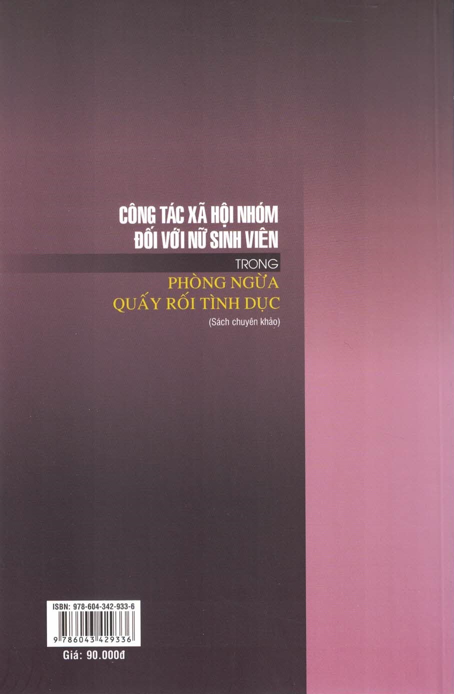 Công tác xã hội nhóm đối với nữ sinh viên trong phòng ngừa quấy rồi tình dục