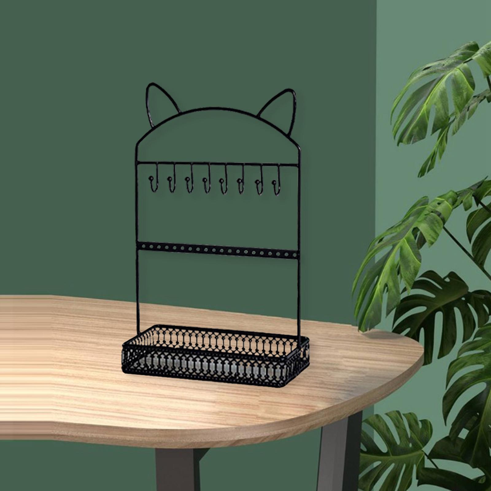 Jewelry Display Rack Holder Storage Tray Hanging Anklets   Desk