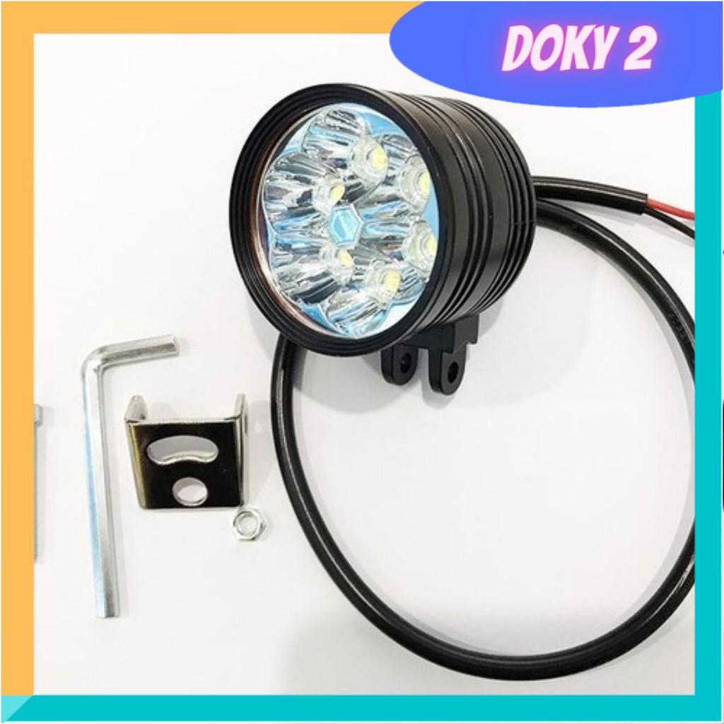 Đèn trợ sáng xe máy L6 NGẮN, phù hơp nhiều loại xe, led siêu sáng, lựa chọn phụ kiện - DL6N
