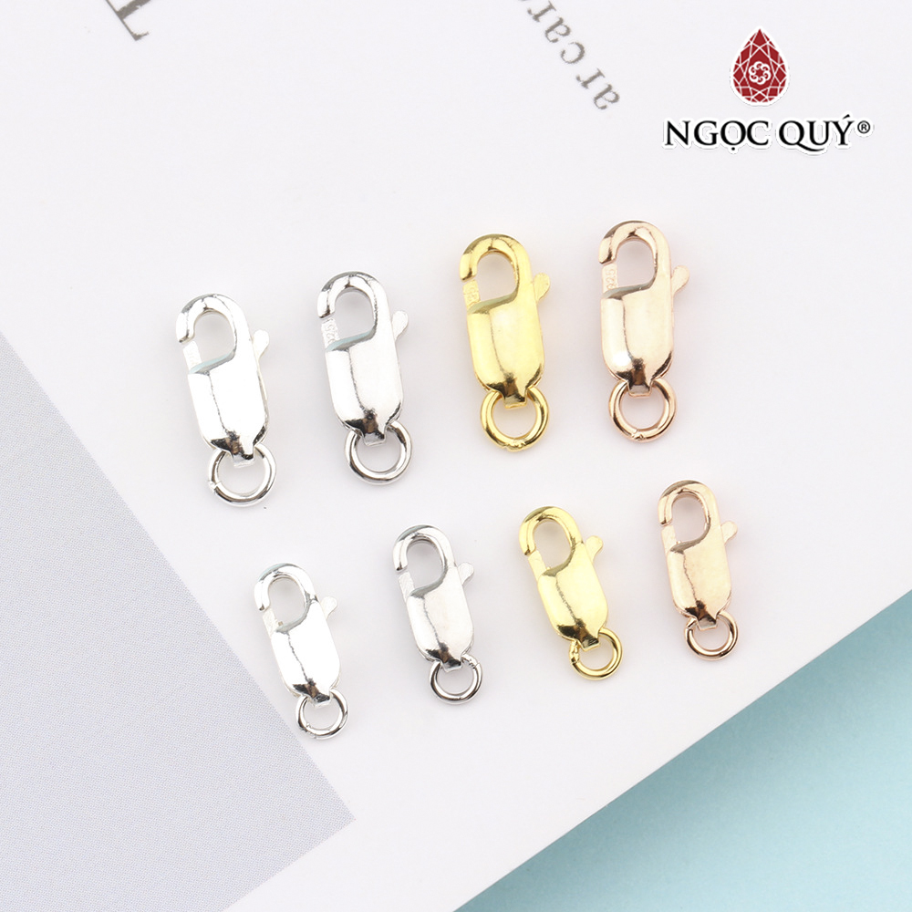 Charm bạc móc khóa kết vòng tay, dây chuỗi - Ngọc Quý Gemstones