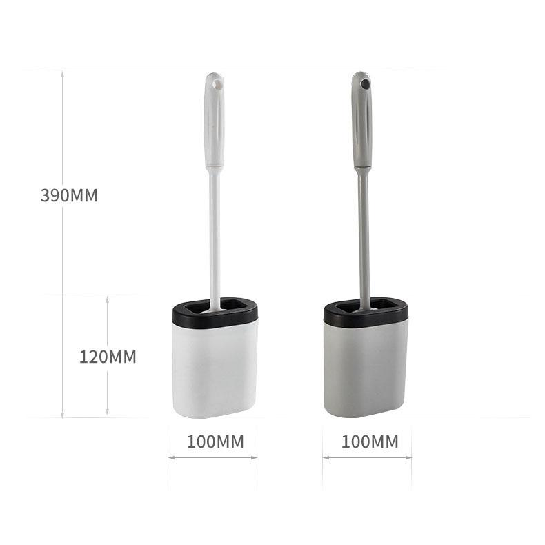 Bàn Chải Vệ Sinh Toilet Bằng Silicon Có Tay Cầm Tiện Lợi