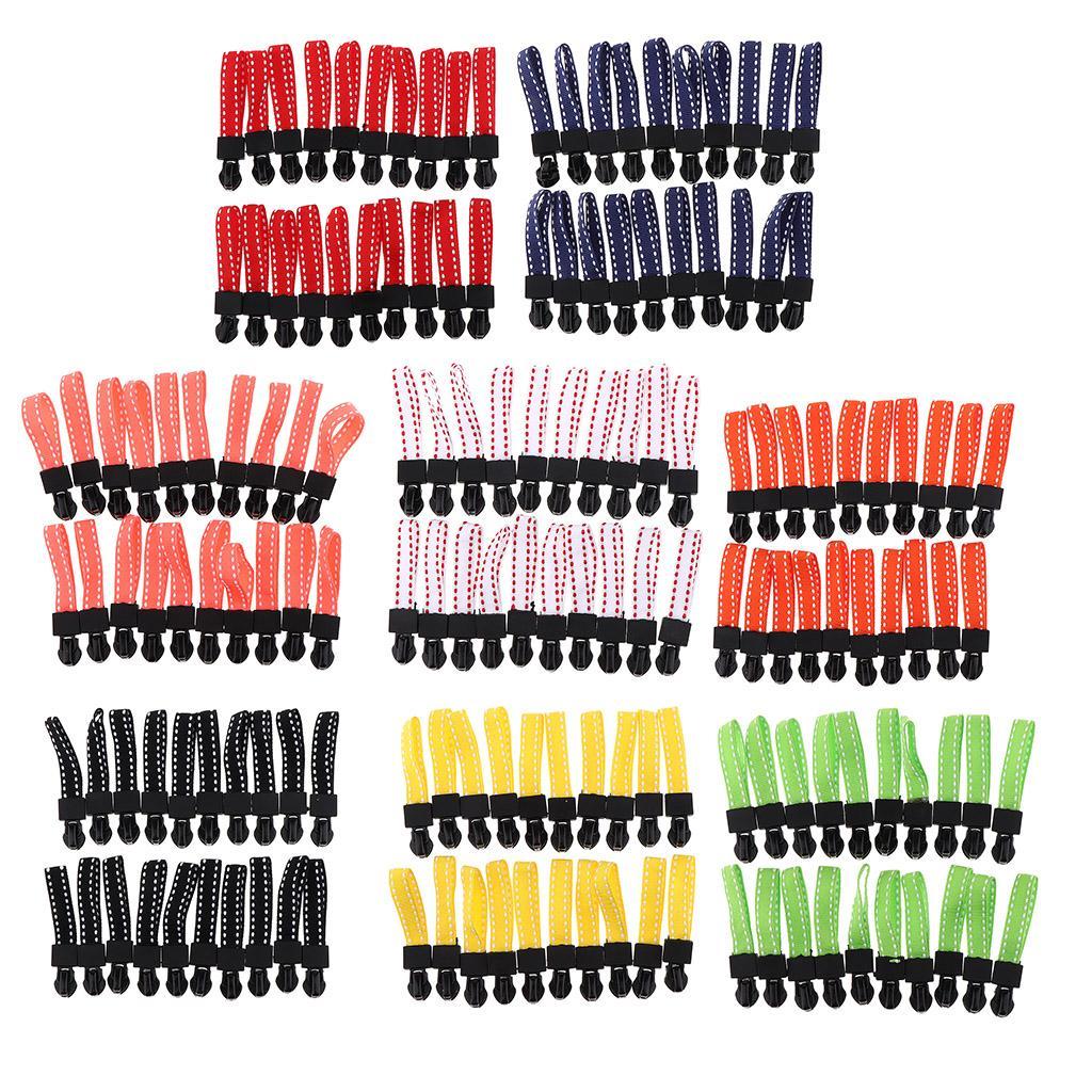 20 Pieces Zipper Repair Kit Zipper Slider with Cord Zip Puller Head Replacement