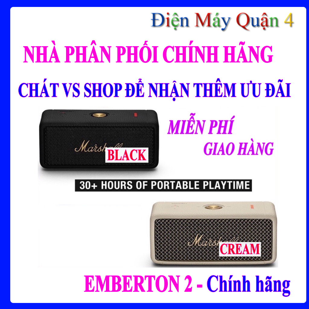 MARSHALL EMBERTON 2 (II) - Bảo hành 1 năm