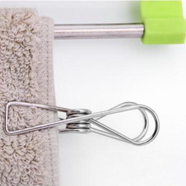 COMBO 20 Kẹp inox treo đồ tiện lợi