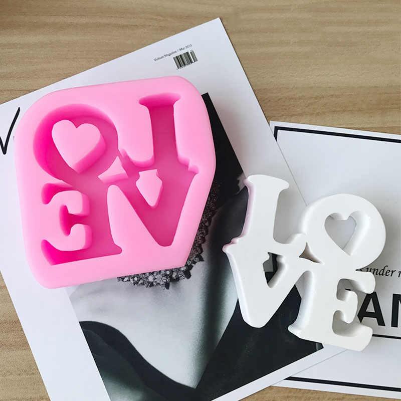 Khuôn rau câu silicon 4D LOVE