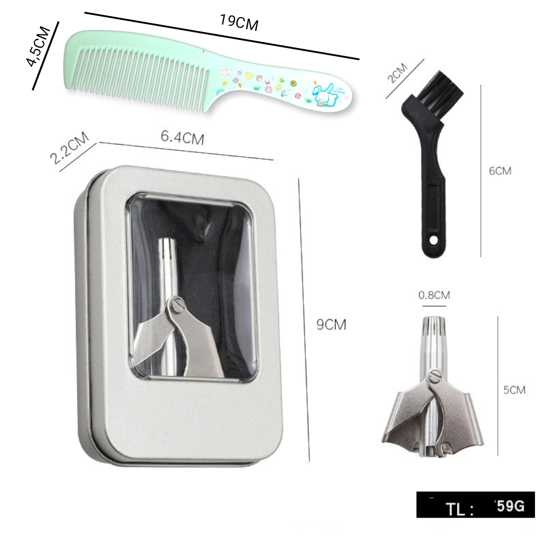 Dụng cụ cắt tỉa lông mũi bằng thép không gỉ cao cấp an toàn tiện lợi