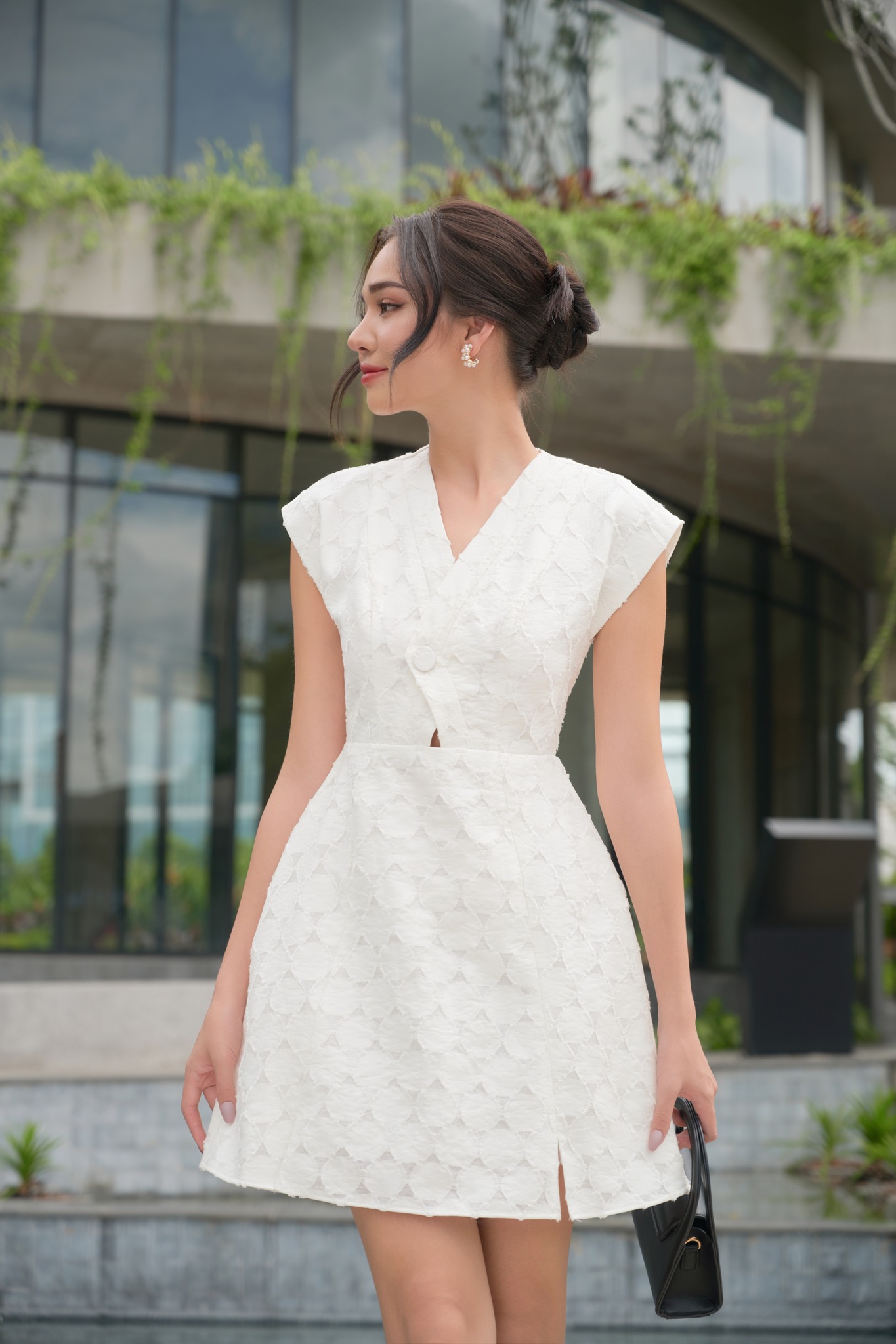 OLV - Đầm Karine White Dress