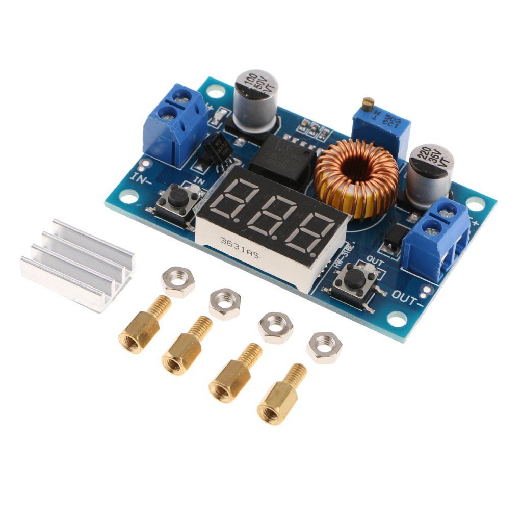5A 75W DC To DC Set Down Volt Constant Volt Converter With LED Display Voltmeter