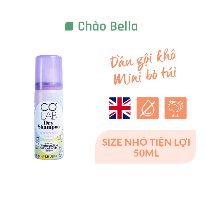 Dầu gội khô COLAB Dry Shampoo Unicorn 50ml