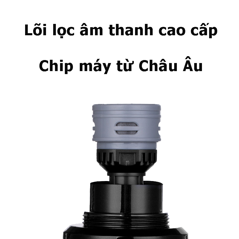 Micro Bluetooth không dây Karaoke hút âm siêu nhẹ cao cấp PKCB cho điện thoại - Hàng Chính Hãng