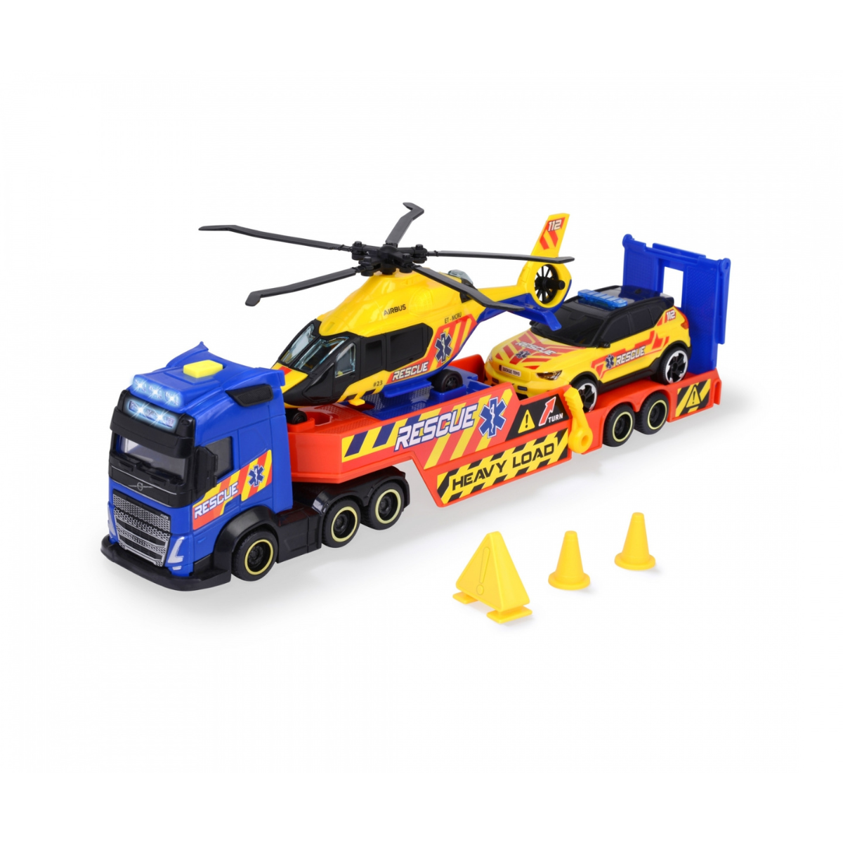 203717005 Bộ Đồ Chơi Xe Tải Cứu Hộ DICKIE TOYS Rescue Transporter