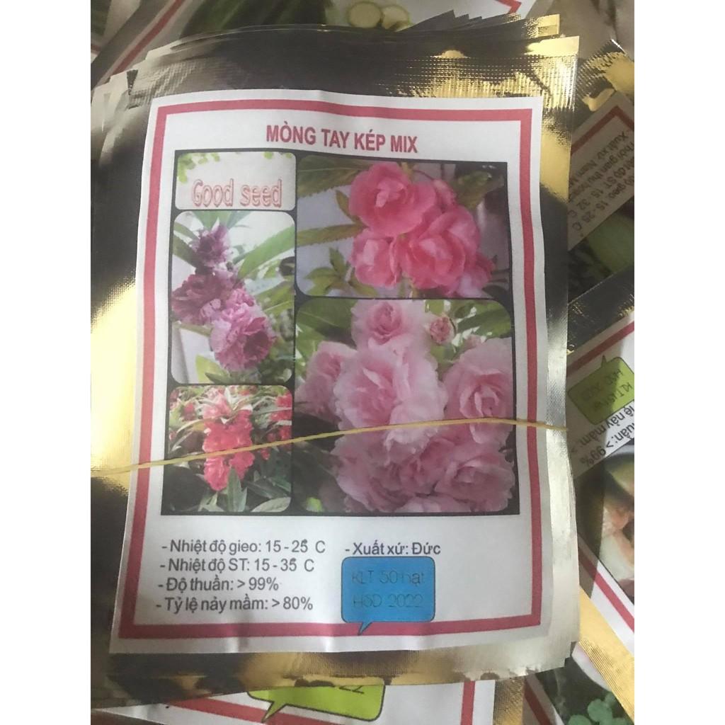 HẠT GIỐNG HOA MÓNG TAY KÉP DỄ TRỒNG HOA SIÊU BỀN