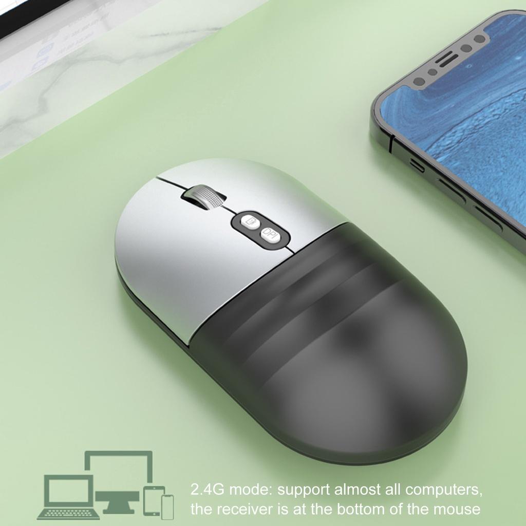Chuột Không Dây Một Nút A30 Bluetooth 2.4g Cho Pc Laptop