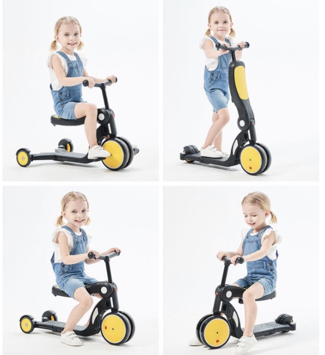 Xe scooter 5in1 đa năng Version 2020 kèm tay đẩy