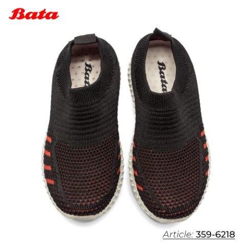 Giày sneaker trẻ em Thương hiệu Bata màu đen 359-6218