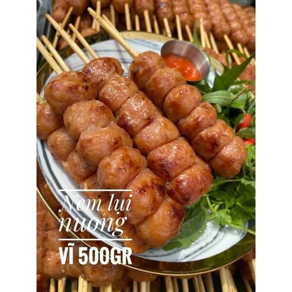 Nem Lụi Nướng Xiên que 1gói 500gr (30-32 viên) giao tphcm