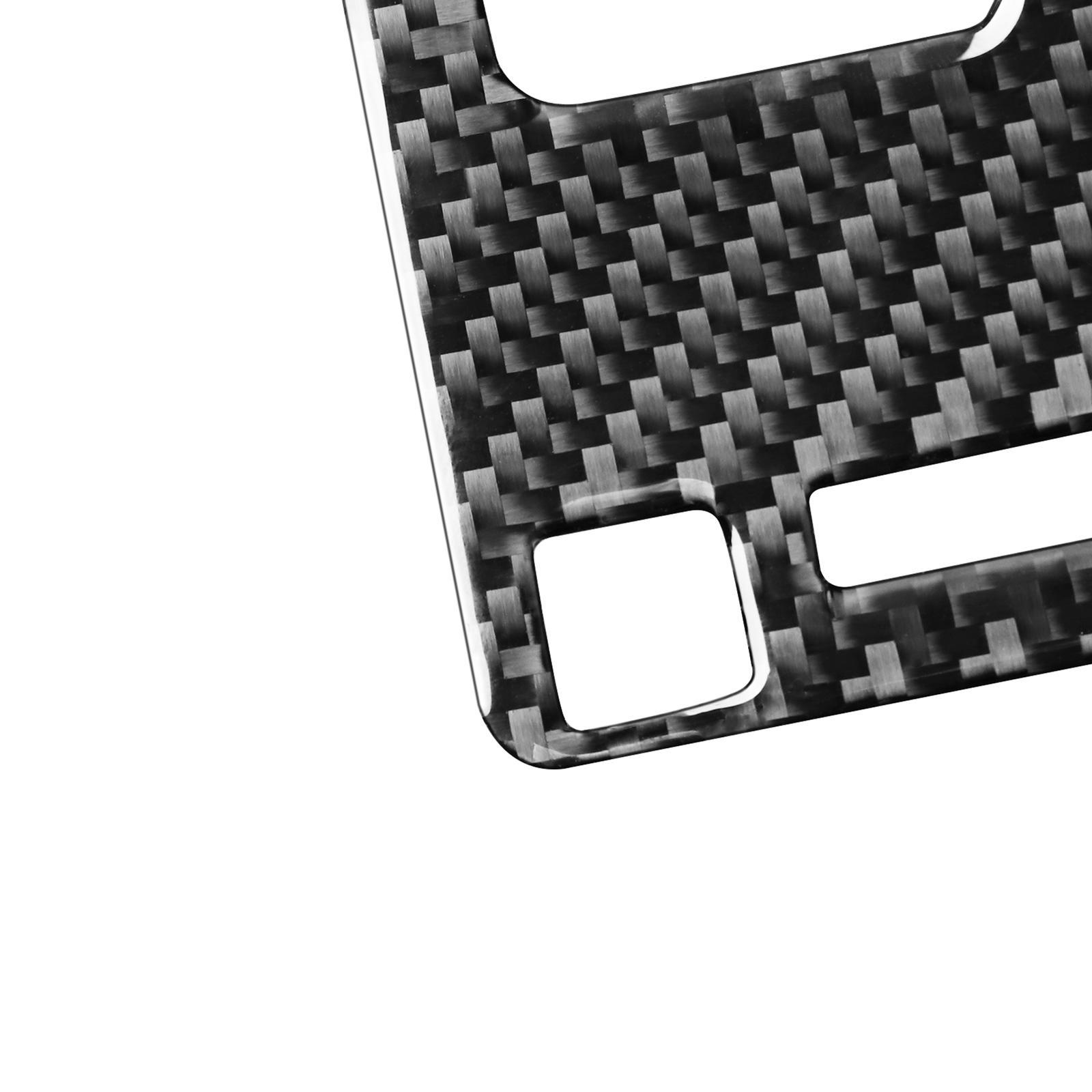 Carbon Fiber Car Interior Gear  Panel cover Replaces Protectors Stickers Guard for Easy to Install