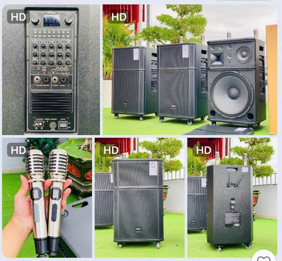 Loa karaoke nghe nhạc nhập khẩu nội địa 8315 Bass 45,1 Trung, 5 Treble Công suất 1500W kèm 2 mic chống hú hát hay hàng nhập khẩu