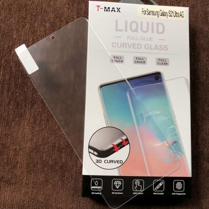 Cường lực full nhám cho Samsung S21 Ultra UV T-Max - Hàng nhập khẩu