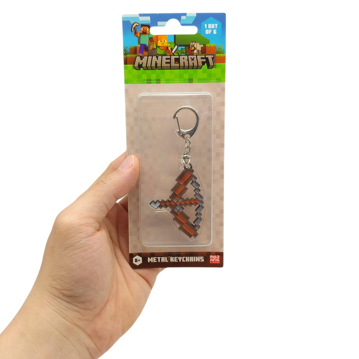 Móc Khóa Minecraft Bằng Kim Loại Mẫu 2 - Mojang Studios BOW/MC6010