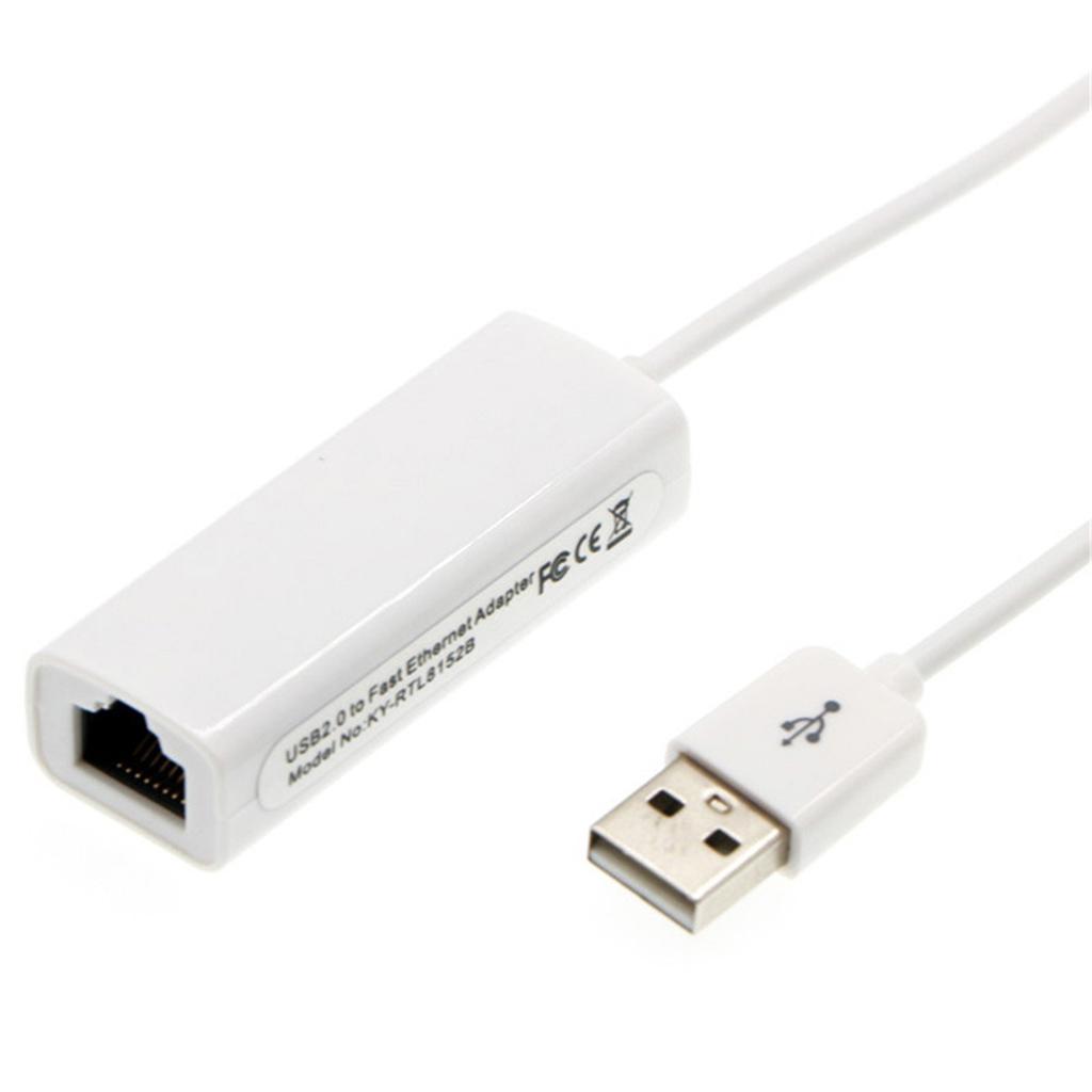 USB to  Network Card Cable, with USB 2.0 Male to Female  Ports, The