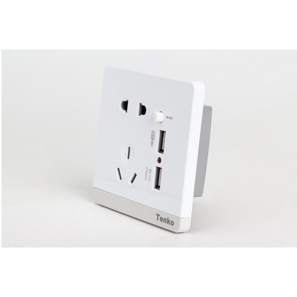Ổ cắm Điện Đa Năng Tích Hợp 2 Cổng USB Cao Cấp TK-TT-A-48