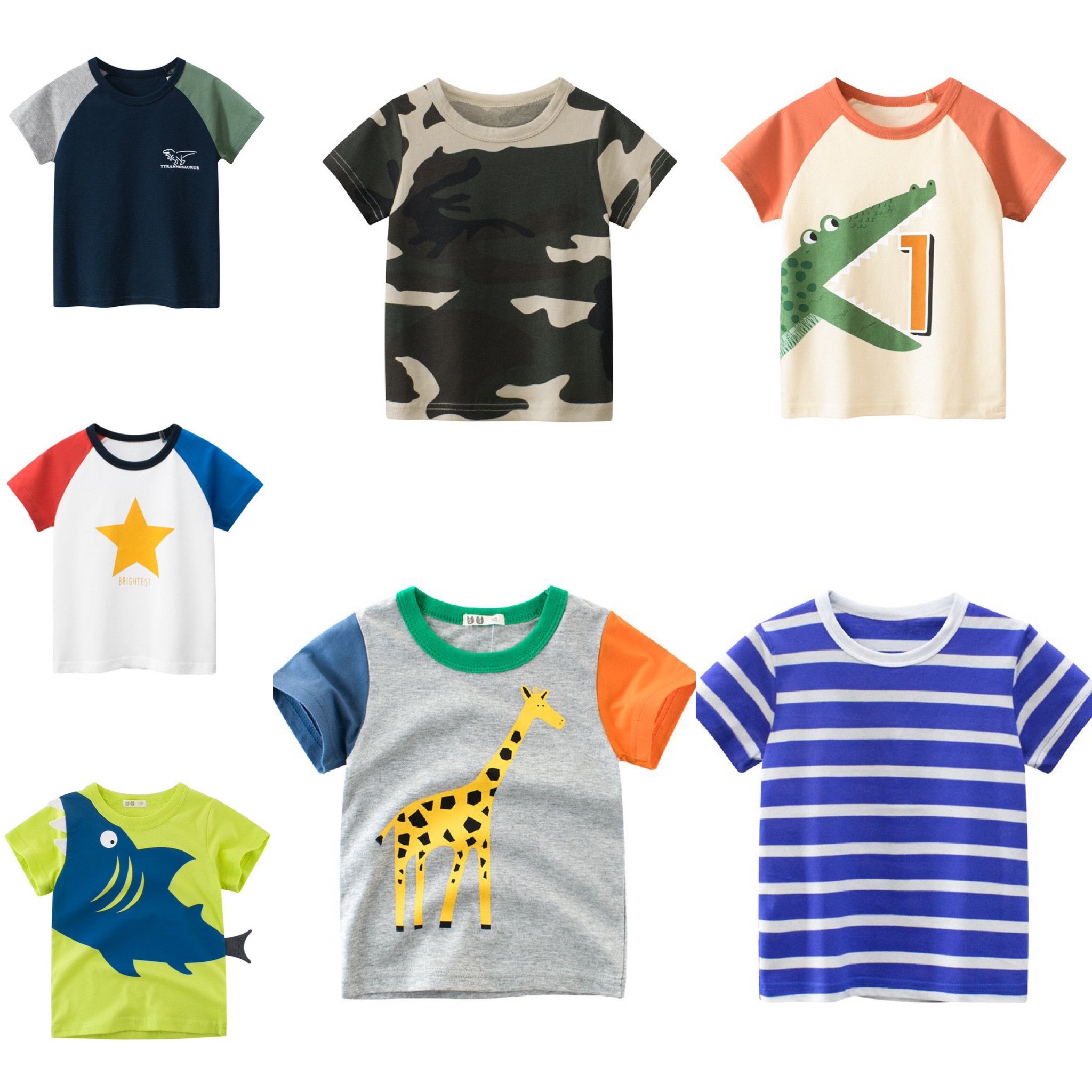 Áo thun trẻ em - áo phông cộc tay cho bé chất cotton mẫu mới 2024