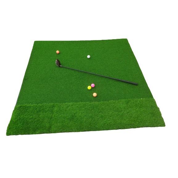 Thảm Tập Golf 2D Thảm Tập Swing Có Thêm Phần Cỏ Chíp - Thảm Tập Golf kích thước 1.2m x1.2m