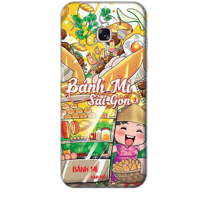 Hình ảnh Ốp lưng dành cho điện thoại  SAMSUNG GALAXY A3 2017 hình Bánh Mì Sài Gòn - Hàng chính hãng