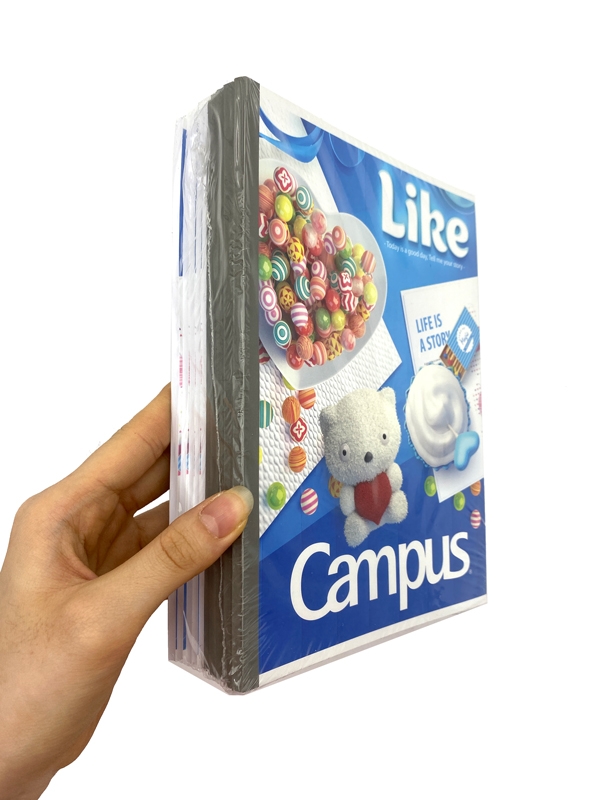 Vở Campus Gift Kẻ Ngang 96 Trang A5 NB-AGIF96 - Màu Xanh